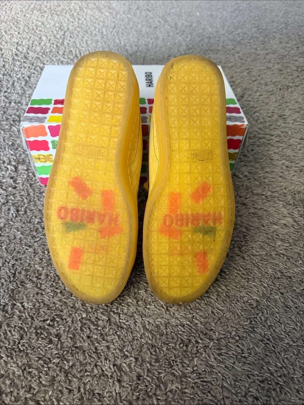 PUMA Kids' Yellow Suede Haribo Sneakers